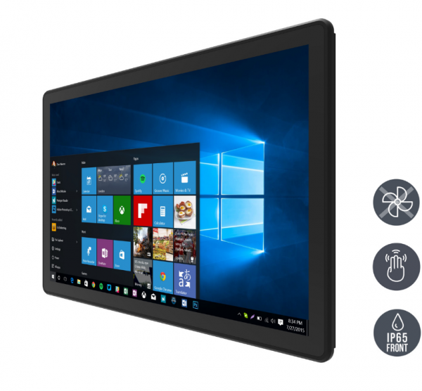 01-HMI-Panel-PC-Multi-Touch-W24ITWS-MHA2-v1.png / TL Produkt-Welten / Panel-PC / Panel Mount (Einbau von vorne) / Multitouch-Screen, projiziert-kapazitiv (PCAP)