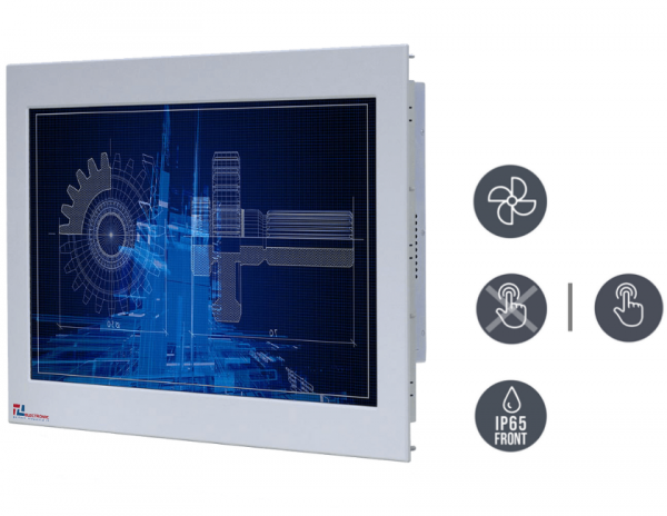 01-Industrie-Panel-PC-W24IF7T-OFA2-IP65-Einbau-v1.png / TL Produkt-Welten / Panel-PC / Panel Mount (Einbau von vorne) / Resistive / Glas (optional)