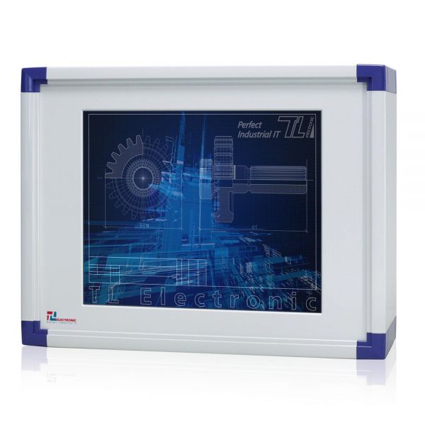 01-Industriemonitor-IP65-WM17PCA / TL Produkt-Welten / Industriemonitor / mit Rundumschutz mit oder ohne Tastaturfront / Touch-Screen für 1-Finger-Bedienung