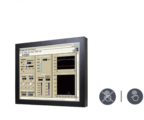 01-Chassis-Industriemonitor-R19L300-CHM1-v1.png / TL Produkt-Welten / Industriemonitor / Chassis (VESA-Mounting) / Resistive / Glas (optional)