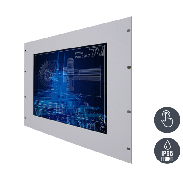 01-Industriemonitor-19-Zoll-Rack-Einbau-WM19_mT.png / TL Produkt-Welten / Industriemonitor / 19-Zoll Rack Mount / Touch-Screen für 1-Finger-Bedienung