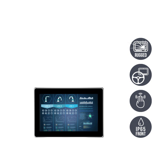 01-Chassis-Industriemonitor-W10L100-GCH2.png / TL Produkt-Welten / Industriemonitor / Chassis (VESA-Mounting) / Multitouch-Screen, projiziert-kapazitiv (PCAP)