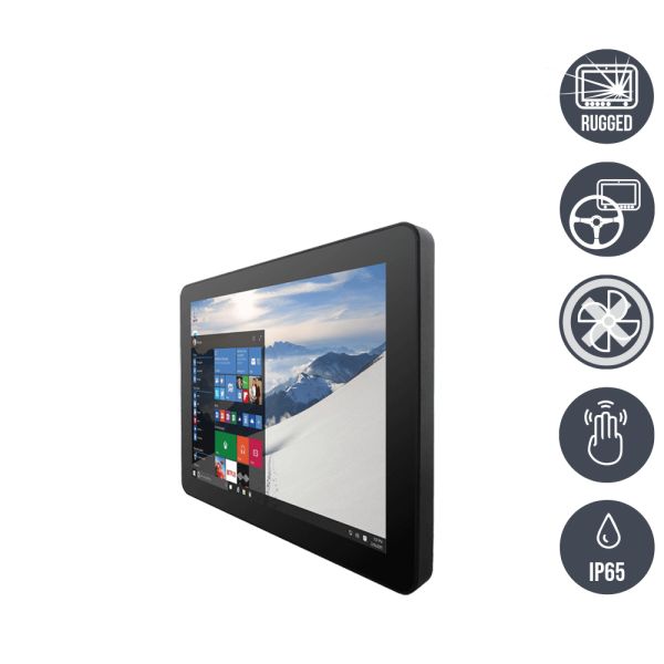 01-Rugged-Panel-Industrie-PC-R10IB3S-GST2 / TL Produkt-Welten / Panel-PC / Chassis (VESA-Mounting) / Multitouch-Screen, projiziert-kapazitiv (PCAP)