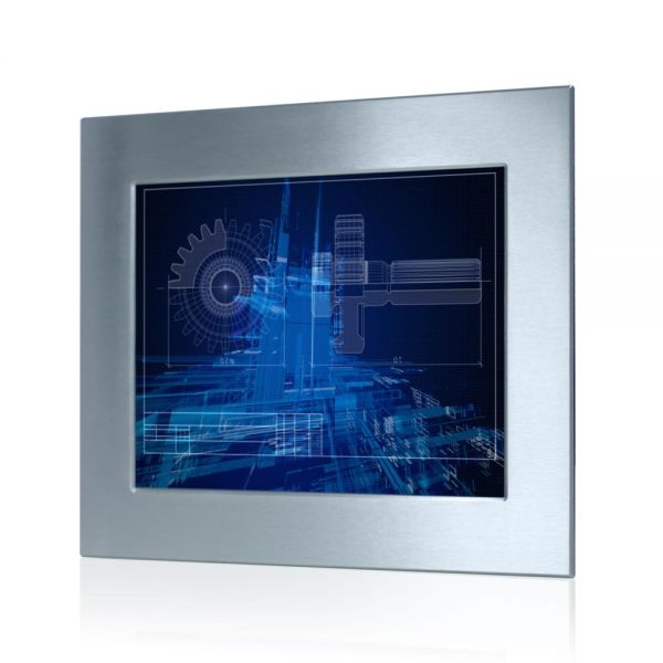 01-Einbau-Industriemonitor-WM15PME-Edelstahl-IP65 / TL Produkt-Welten / Industriemonitor / Panel Mount (Einbau von vorne) / ohne Touch-Screen