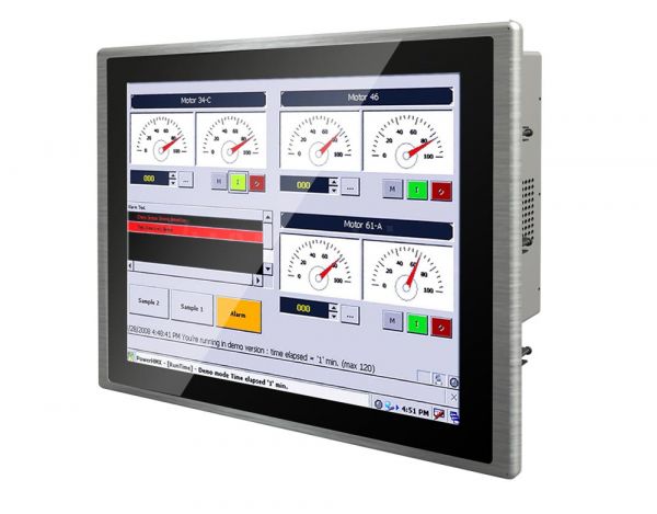 01-PCAP-Multitouch-Industrie-Panel-PC-W22ID7T-PPA3 /  TL Produkt-Welten / Panel-PC / Panel Mount (Einbau von vorne) / Multitouch-Screen, projiziert-kapazitiv (PCAP)