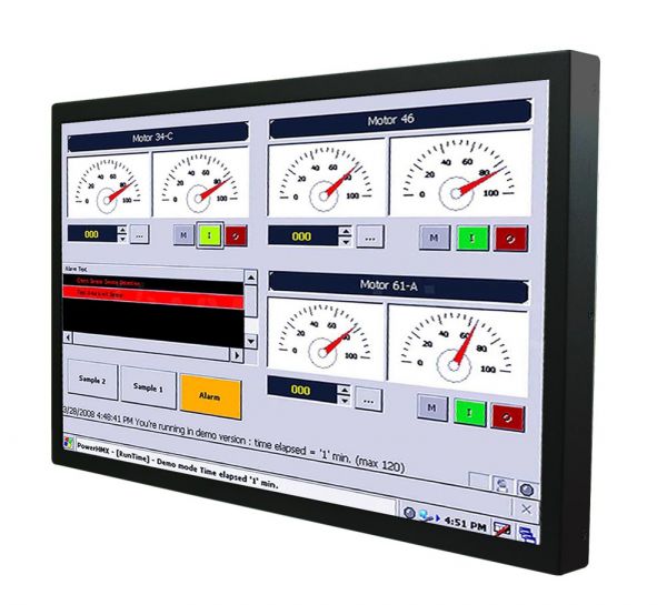 01-Chassis-Industrie-Panel-PC-W24IF7T-CHA2 / TL Produkt-Welten / Panel-PC / Chassis (VESA-Mounting) / Touch-Screen für 1-Finger-Bedienung