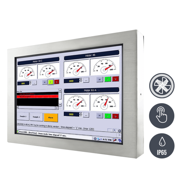 01-Industrie-Panel-PC-IP65-Edelstahl-W22IB3S-65A3-mT.png / TL Produkt-Welten / Panel-PC / Chassis Edelstahl (VESA-Mounting) / Touch-Screen für 1-Finger-Bedienung