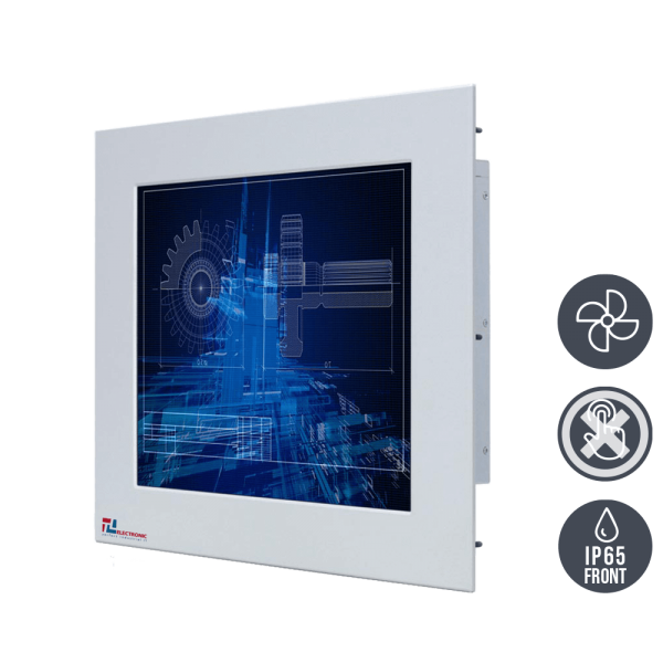 01-Industrie-Panel-PC-WM17PMA-IP65-Einbau-oT.png / TL Produkt-Welten / Panel-PC / Panel Mount (Einbau von vorne) / ohne Touch-Screen