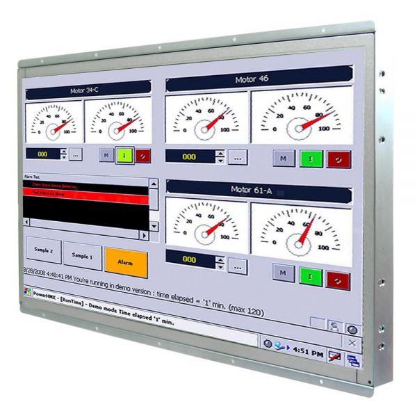 Front-right-WM 22W-IB70-OF-PRS / TL Produkt-Welten / Panel-PC / Open Frame (Einbau von hinten) / Touch-Screen für 1-Finger-Bedienung