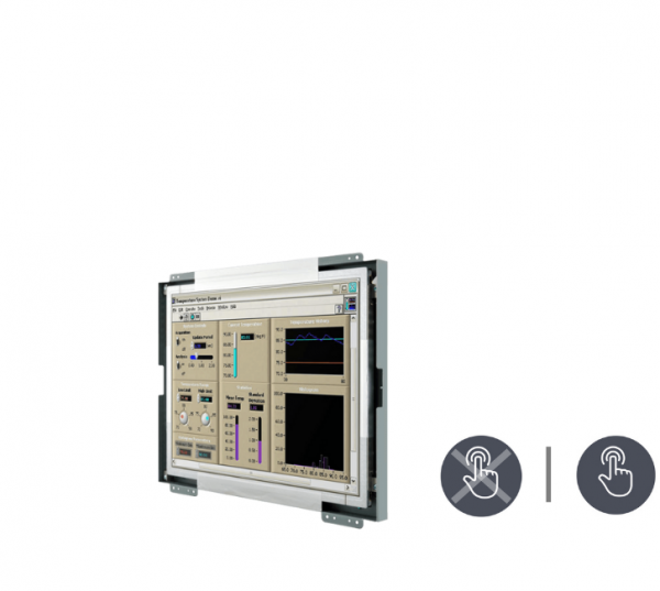 21-Einbau-Industrie-LCD-R15L600-OFC3-v1.png / TL Produkt-Welten / Industriemonitor / Open Frame (Einbau von hinten) / Resistive / Glas (optional)