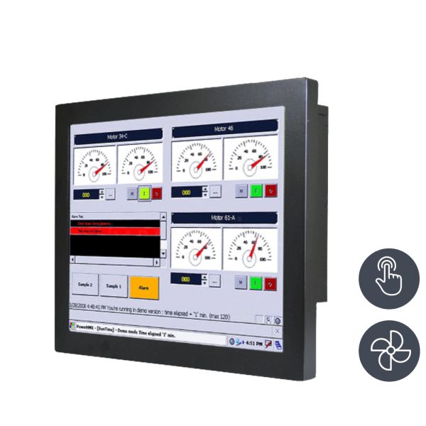 01-Chassis-Industrie-Panel-PC-R19IF7T-CHA1.jpg / TL Produkt-Welten / Panel-PC / Chassis (VESA-Mounting) / Touch-Screen für 1-Finger-Bedienung