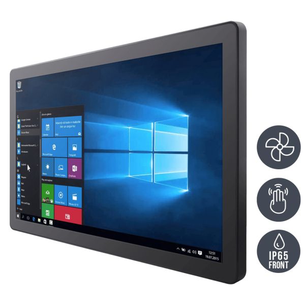 01-Chassis-Industrie-Panel-PC-W24IF7T-GCA2 / TL Produkt-Welten / Panel-PC / Chassis (VESA-Mounting) / Multitouch-Screen, projiziert-kapazitiv (PCAP)