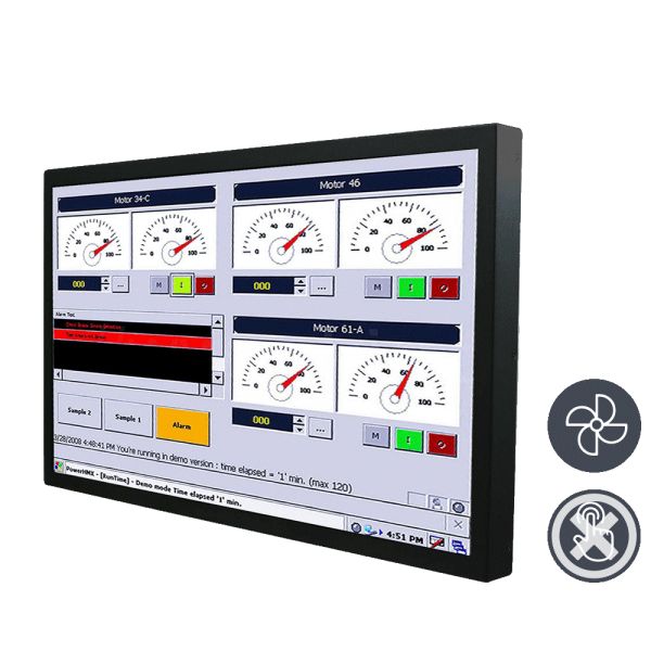 01-Chassis-Industrie-Panel-PC-W22IK7T-CHA3 / TL Produkt-Welten / Panel-PC / Chassis (VESA-Mounting) / ohne Touch-Screen