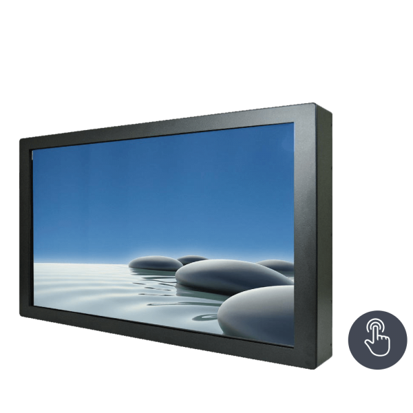 01-Chassis-Industriemonitor-W27L100-CHA1.png / TL Produkt-Welten / Industriemonitor / Chassis (VESA-Mounting) / Touch-Screen für 1-Finger-Bedienung