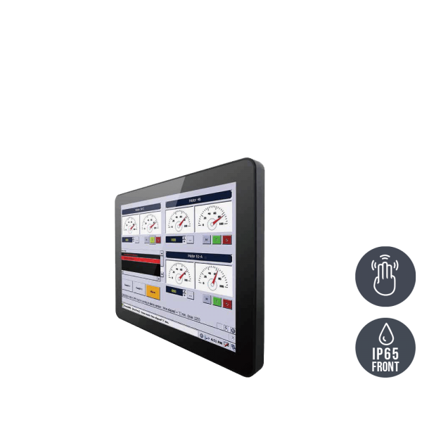 01-PCAP-Multitouch-Industrie-Monitor-R10L100-PCT2.png / TL Produkt-Welten / Industriemonitor / Chassis (VESA-Mounting) / Multitouch-Screen, projiziert-kapazitiv (PCAP)