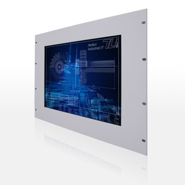 01-Industriemonitor-19-Zoll-Rack-Einbau-WM19 / TL Produkt-Welten / Industriemonitor / 19-Zoll Rack Mount / Touch-Screen für 1-Finger-Bedienung