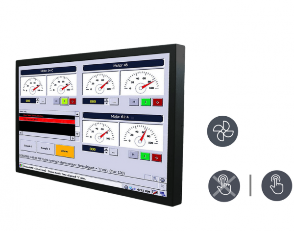 01-Chassis-Industrie-Panel-PC-W22IF7T-CHA3-v1.png / TL Produkt-Welten / Panel-PC / Chassis (VESA-Mounting) / Resistive / Glas (optional)