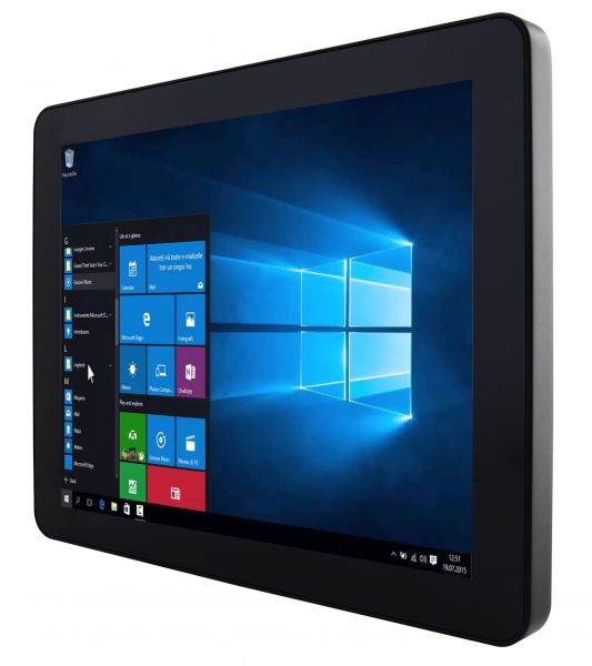01-Chassis-Industrie-Panel-PC-R10IB3S-GCT2 / TL Produkt-Welten / Panel-PC / Chassis (VESA-Mounting) / Multitouch-Screen, projiziert-kapazitiv (PCAP)