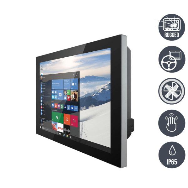 01-Rugged-Panel-Industrie-PC-R15FA3S-GSC3 (HB) / TL Produkt-Welten / Panel-PC / Chassis (VESA-Mounting) / Multitouch-Screen, projiziert-kapazitiv (PCAP)