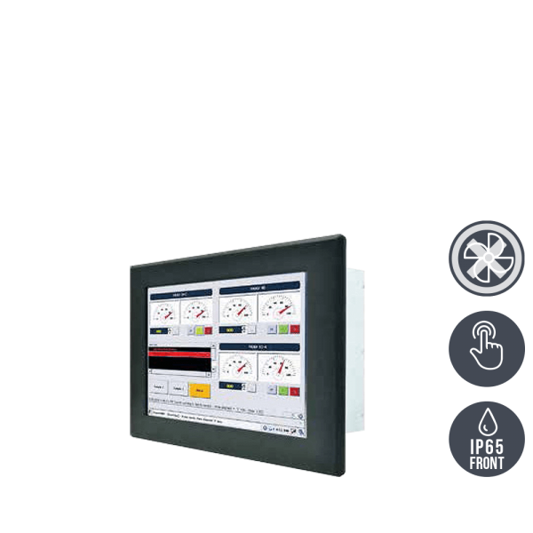 01-Einbau-Industrie-Panel-PC-R10IB3S-PMT2.png / TL Produkt-Welten / Panel-PC / Panel Mount (Einbau von vorne) / Touch-Screen für 1-Finger-Bedienung