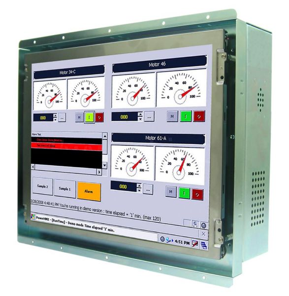21-Einbau-Industrie-Panel-PC-R12IB3S-OFM2 / TL Produkt-Welten / Panel-PC / Open Frame (Einbau von Hinten) / Touch-Screen für 1-Finger-Bedienung