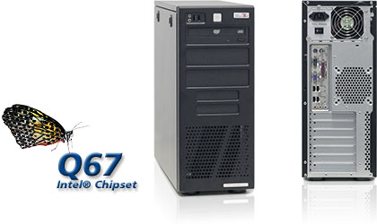 Der DL180x ist ein vollwertiger Industrie-PC für Desktop-Anwendungen