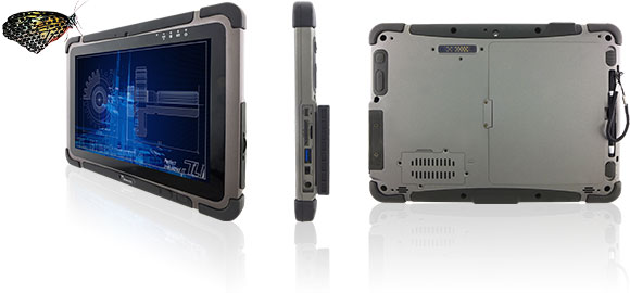 Das Industrie-Tablet-PC „M101B“ ist das ideale Arbeitsgerät im industriellen Mobile-Computing-Umfeld