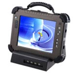die optionale Dockingstation der mobilen tragbaren Industrie-PCs