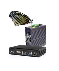 Kompakte und hocheffiziente Embedded-Industrie-PCs für die industrietypischen Hutschiene (engl.: DIN Rail)