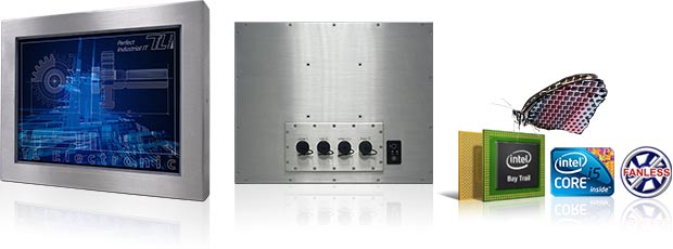 Die SlimLine-ES-Serien sind rundum IP65 geschützt, aus Edelstahl und bieten modernste Intel Mehrkern-Technologie