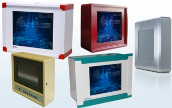 Das ip65-geschützte Steuergehäuse lasst sich kundenspezifisch mit Siebdruck und Pulverbeschichtung an Ihr Design anpassen