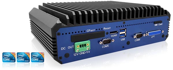 Booksize-Embedded-Industrie-PC EL1092 mit Core-i3, i5 oder i7 CPU