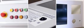 Frontplatten der Panel-PCs mit kundenspezifischen Anpassungen