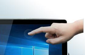 Displaygrößen von 10 bis 15 Zoll als HMI-Panel-PC oder Monitor
