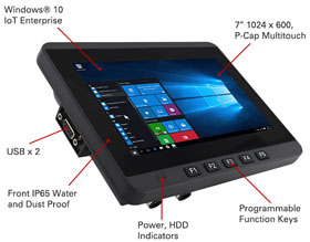 7-Zoll Vehicle Mount Computer Touchscreen