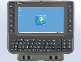 8-Zoll Vehicle Mount Computer mit Tastatur