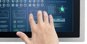 PCAP-Multi-Touchscreen für Mehrfinger-Bedienung