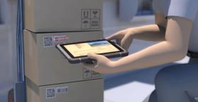 M101 Tablet mit Barcode- und RFID-Scanner
