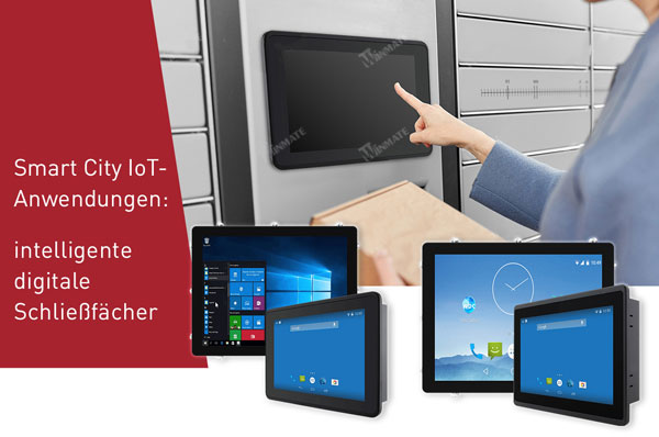 Smart City IoT Anwendungen: intelligente digitale Schließfächer