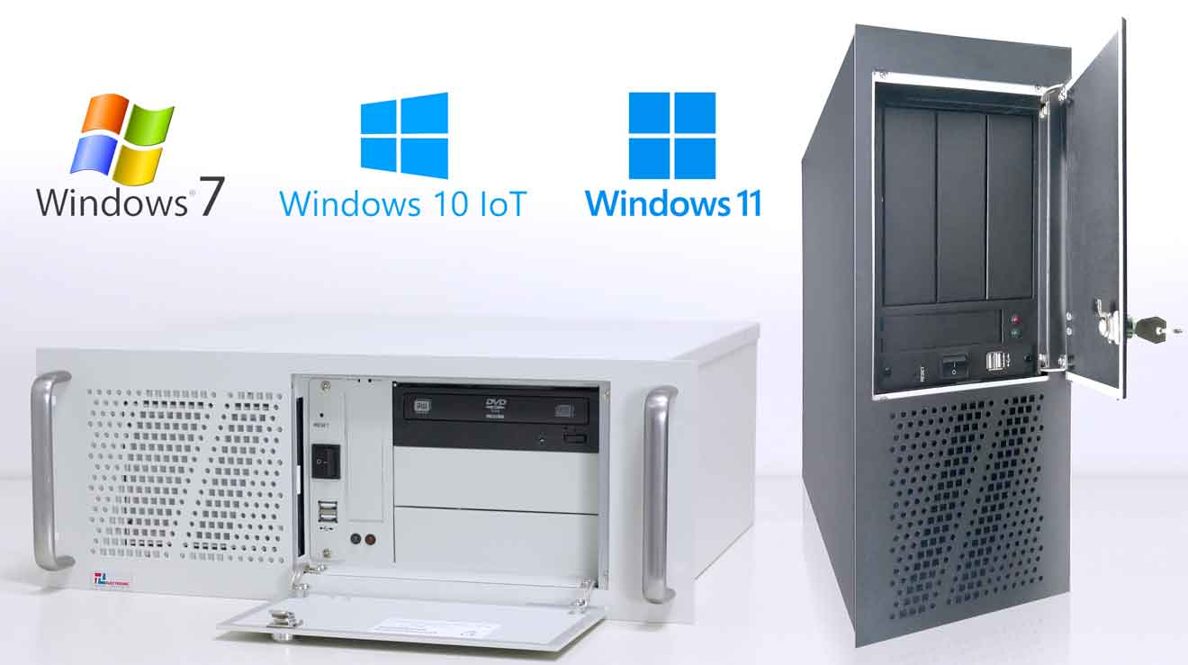 19-Zoll-Industrie-PC und Desktop robust und hochwertig verarbeitet