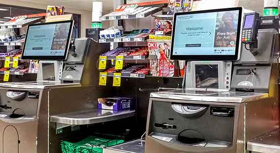 HMI GC-Serie als Kassen-Terminal am Point-of-Sale