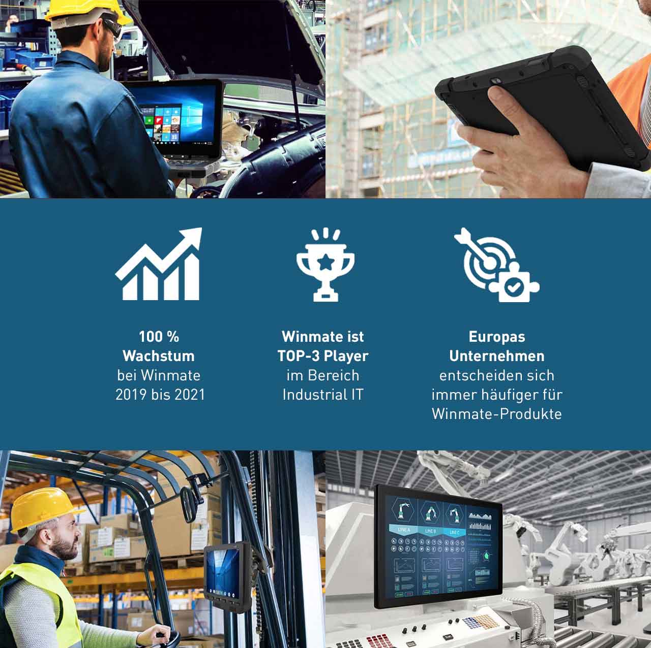 Winmate ist TOP-3 Player im Bereich Industrial IT