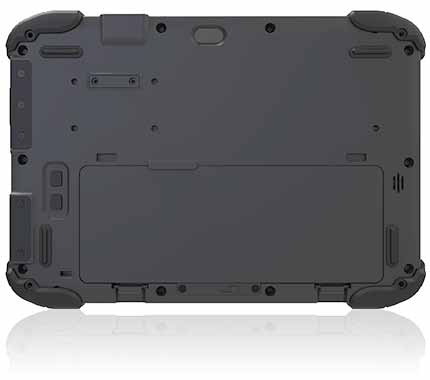 Rückseite des S101 Rugged Tablet