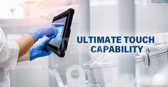 M101 Tablet auch bei direktem Lichteinfall hervorragend lesbar