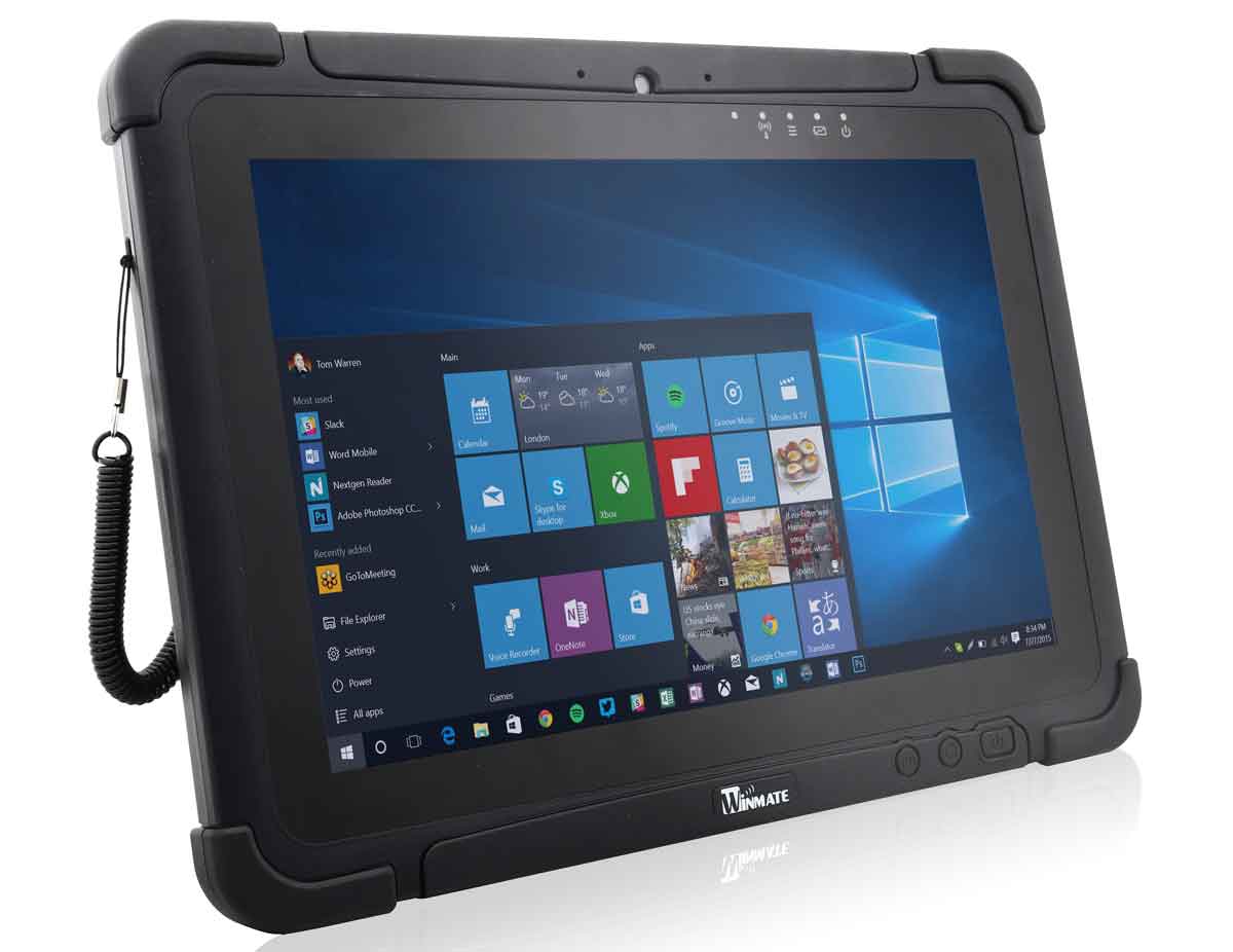 Rugged Tablet M101 mit brillantem Display und hochwertigem Alu-Magnesium-Gehäuse