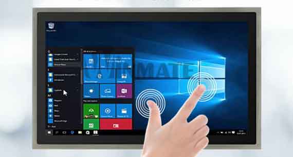 flache PCAP-Touch-Frontfläche ohne Schmutzkanten