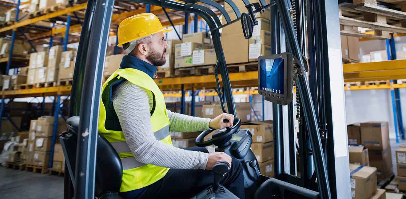 Rugged Vehicle Mount Computer in der Logistik