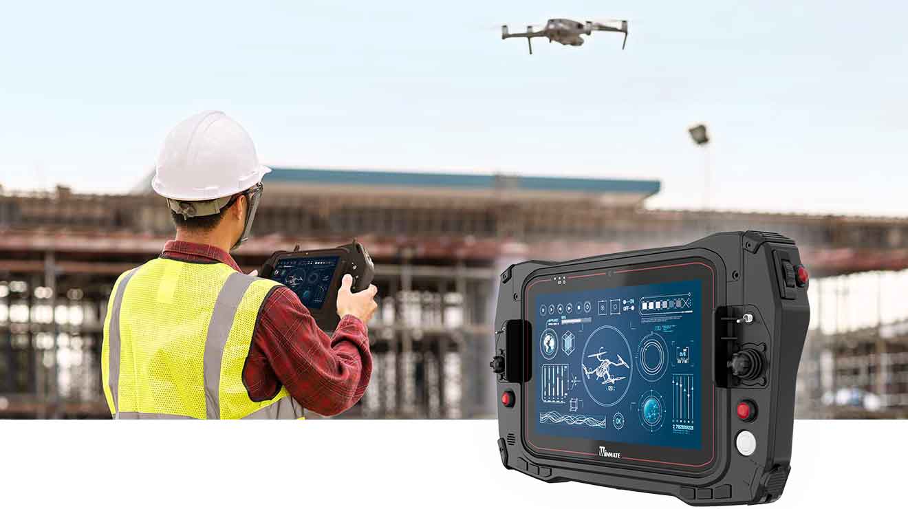 Die G101TG Ground Control Station ist perfekt geeignet für die professionelle Steuerung von Drohnen