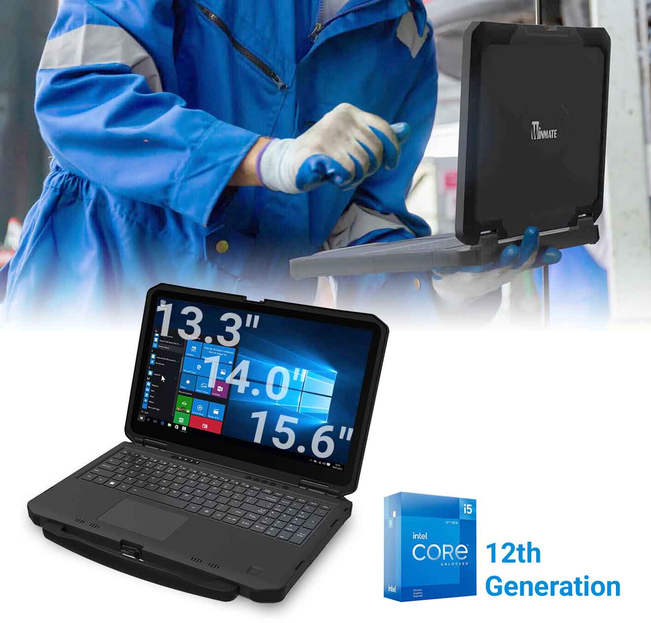 Rugged Industrial Laptop L156AD