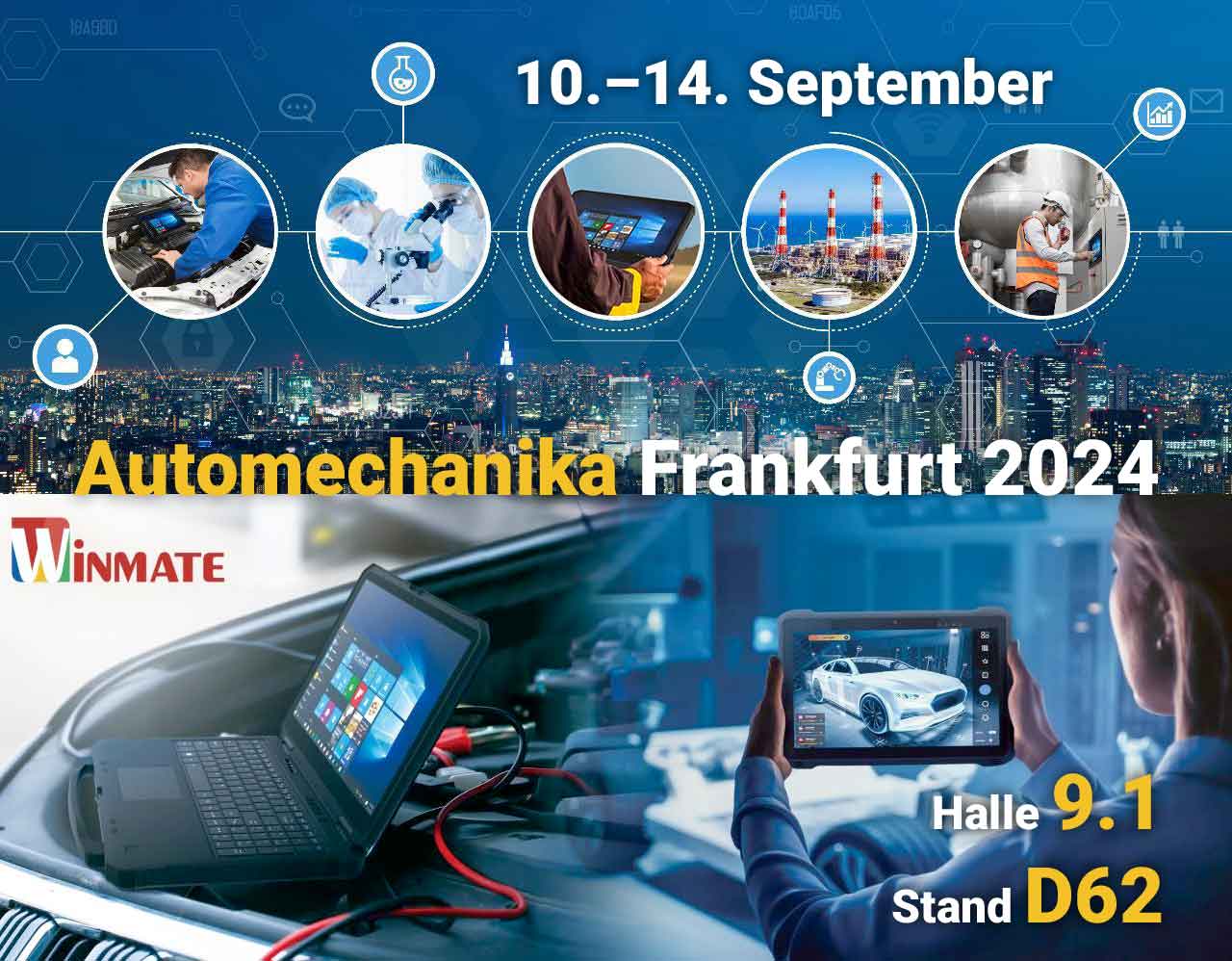 Automechanika Frankfurt 10.-14.9.2024 Halle 9.1 Stand D62